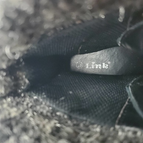 Black combat ankle boots child size 12 - Picture 3 of 4